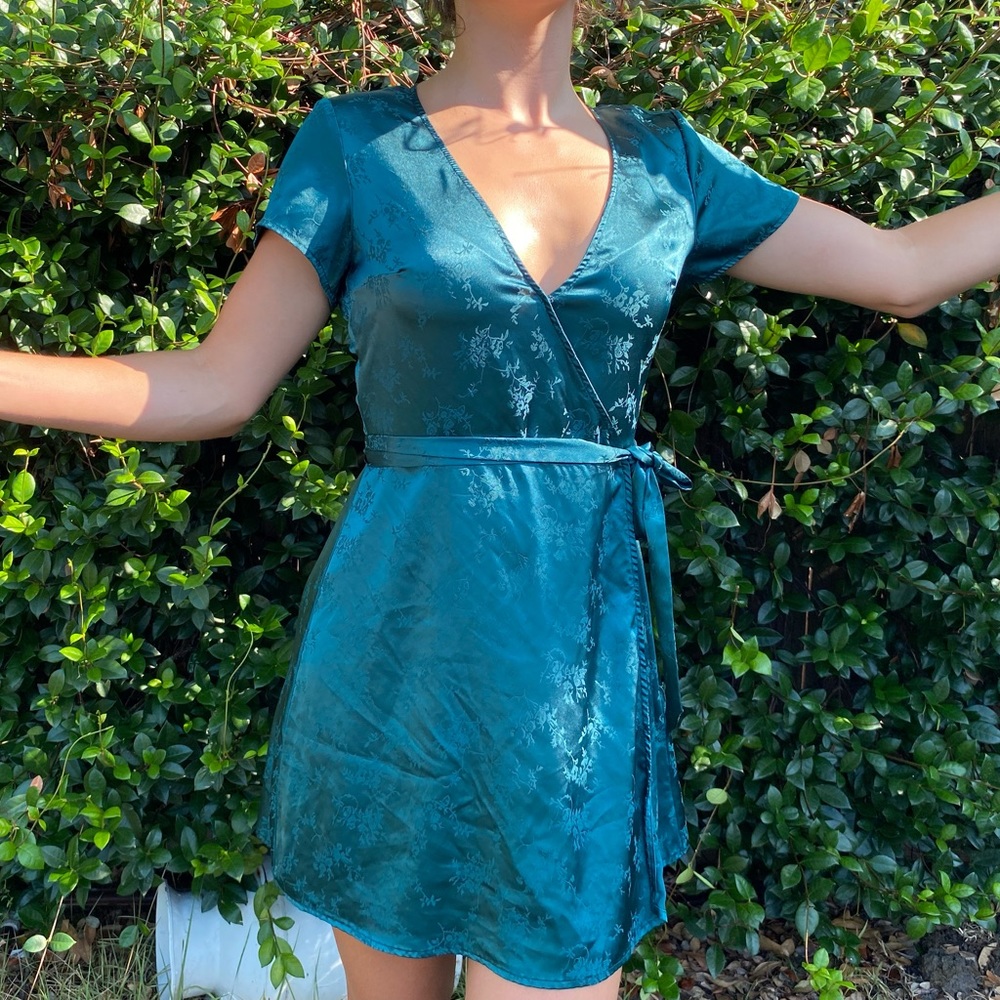 Ocean green dress